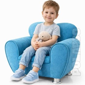 Resim Tekli Çocuk Koltuğu 1-7 Yaş Açık Mavi 