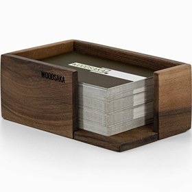 Resim WOODSAKA Kartvizitlik - Ceviz - 11.8x7.7x4.4 CM 
