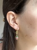 Resim Üç Boyut Çilekli Charm Küpe 