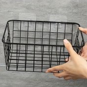 Resim 10 Adet Duvara Monteli Çok Amaçlı saç tokası - Rahat Stil, Boyalı Kaplamalı Metal, Paslanmaya Dayanıklı, Güçlü Yapıştırıcı, Banyo Depolama Rafları için Şeffaf Kalıntı Yok, Ev Düzenleme Malzemeleri 