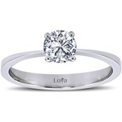 Resim Lova E Renk 0,54 Karat Pırlanta Tektaş Yüzük - HRD Sertifikalı 