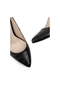 Resim Deery Siyah Kroko Kadın Stiletto Siyah 