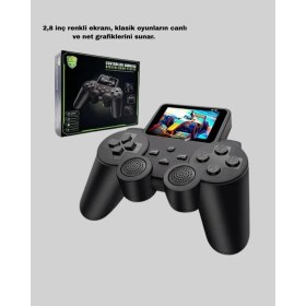 Resim xirshop S10 Retro Oyun Konsolu Taşınabilir 2.8 Inç Ekran Ergonomik Nostalji 