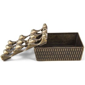 Resim Antik Bakır Kapaklı Küllük - Kül Tabağı - Kül Tablası 