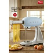 Resim Smeg 50's Style Retro Pastel Mavi Stand Mikser Smf02pbeu 