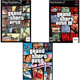 Resim Tigdes Playstatıon 2 Grand Theft Auto Gta 3 Oyunluk Seri Bir Arada Sadece Çipli Cihazlar Için! Dvd Rom 