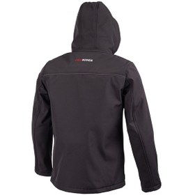 Resim Motosiklet Montu Full Korumalı Softjell Kumaş Reflektif Kışlık Kurye Motor Mont Grey 