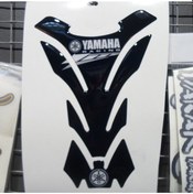 Resim Hades Motosiklet Aksesuarları Yamaha Racing Tank Pad Siyah Beyaz 