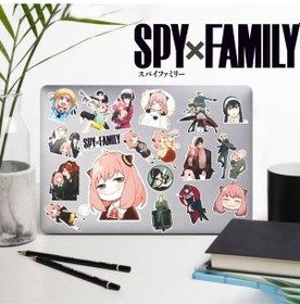 Resim Spy X Family Temalı Sticker Seti Laptop Ajanda Pc Tablet Telefon Defter Etiket Bullet Journal Diğer 
