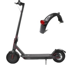 Resim Bisiklet Dünyam Mi Pro 2 Scooter Uyumlu Arka Çamurluk Full Set - Stop Lambalı & Destekli 