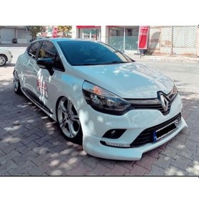 Resim Renault Clio 4 Sport Ön Ek Karlık Plastik Mat Siyah 2016 2017 2018 2019 Makyajlı Kasa Karlık+bodykit+ek 