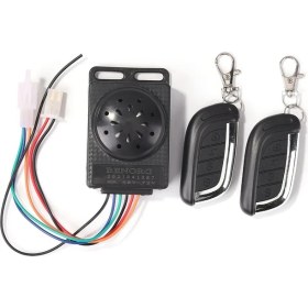 Resim Pengfushop5 Alarm Sistemi Çift Uzaktan Kumanda 36V 48V 60V 72V Elektrikli Bicyclescooter Için Ebikebrushless Denetleyici Yedek Parçalar (Yurt Dışından) 