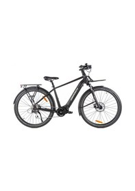 Resim Geotech Atlas 28 Jant Elektrikli Şehir Tur Bisikleti Mat Siyah 