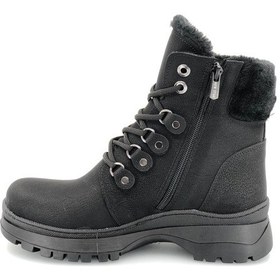 Resim Mehtap İçi Yünlü Kadın Kar Botu Siyah 