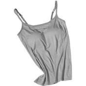 Resim Koyu Gri Dip İç Giyim Şık Kolsuz Esnek Kaşkorse Üstler Yastıklı Sütyen Slim Fit Tank Üstleri Sütyen Yelek İç Giyim 