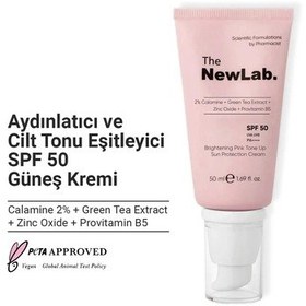 Resim The NewLab Aydınlatıcı Ve Cilt Tonu Eşitleyici Güneş Kremi 50+ Spf 