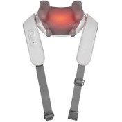 Resim Skg H5 Mini Taşınabilir Omuz ve Boyun Masaj Aleti 6D Shiatsu Masaj Terapisi Termoterapi Gri 