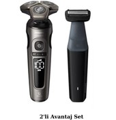 Resim Philips Shaver S9000 Prestige Skinıq Islak Ve Kuru Tıraş Makinesi Sp9872 Vücut Tıraş Makinesi Seti 