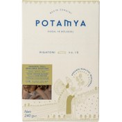 Resim POTAMYA Organik Yeşil Mercimek Rigatoni 240g 