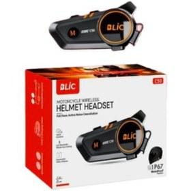 Resim Blic 1500 MAH Rgb Işıklı Su Geçirmez Motosiklet İntercom 