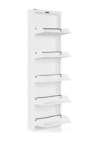 Resim Ceha 5'li Metal Ayakkabılık - Kar Beyaz K.AYK-5 /AB9003 