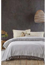 Resim Sidney Çift Kişilik Pamuklu Pike 200x230 Cm - Ekru 