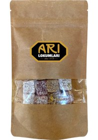 Resim Arı Lokumları Çifte Kavrulmuş Antep Fıstıklı Karışık Lokum 250 G 