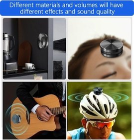 Resim Maoyaya Bluetooth Hoparlör Mt100 Kemik İletimli Akıllı Bt 5.1 Gerçek Kablosuz Hoparlörler 360 Sadece Ses Duyar 