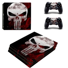 Resim Kt Grup Skull Playstation 4 Pro Uyumlu Full Sticker Kaplama 
