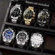 Resim 6 Parça Erkekler İçin Zarif iş Saat Seti, Noel Sevgililer Günü/Doğum g 