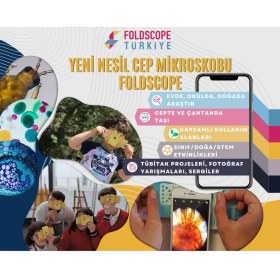 Resim Braventa Collection Foldscope Cep Mikroskobu Gezgin Seti 