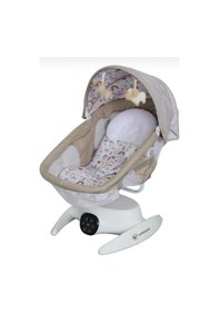 Resim Babyhope Turhan Bebe Otomatik Sallanır Kumandalı Beşik Gri 