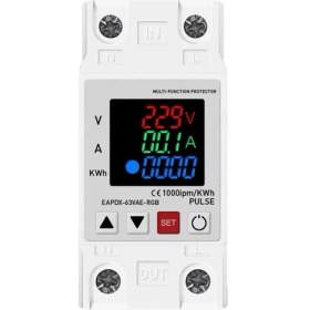 Resim Steellaar Ayarlanabilir Aşırı Gerilim Akımı ve Düşük Gerilim Koruma Cihazı (Yurt Dışından) 