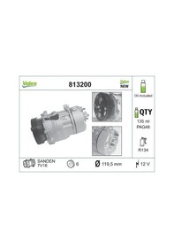 Resim Vw Polo Klima Kompresoru 1.4 Tdi 2000-2001 Amf Valeo 813200 