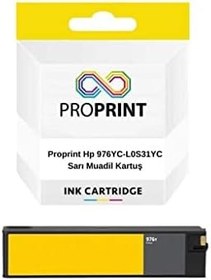 Resim Proprint HP L0S31YC J9V82D 976YC Sarı Muadil Kartuş P55250DW P57750DW 13000 Sayfa 