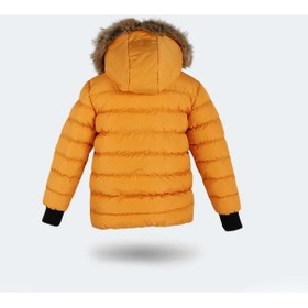 Resim Slazenger CALISTO NEW Çocuk Kapüşonlu Şişme Sarı Mont & Kaban 