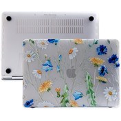 Resim MacBook Air M1 13" A1932 A2179 A2337 Uyumlu Sarı Laptop Koruyucu Kılıf FLOWER01NL McStorey