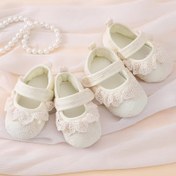 Resim Moda İlkbahar ve Sonbahar Çocuk Bebek Yeniden Tasarım Prenses Ayakkabıları 0-18 Aylık Yürümeye Başlayanlar Yeni Doğan Yüz Gün Yumuşak Tabanlı Düşmeyen 