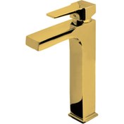 Resim Genel Markalar Aqua Çanak Tipi Yüksek Lavabo Bataryası Altın 