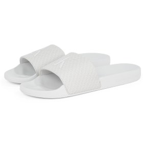 Resim Calvin Klein Beyaz Erkek Plaj Terliği SLIDE AOP PRINT 