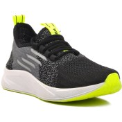 Resim Walkway Siyah-Beyaz-Fosfor Sarı Erkek Spor Ayakkabı 