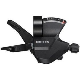 Resim Shimano Sl-m315 Rafıed Bisiklet Sağ Vites Kolu Altus 8’li Siyah 