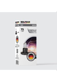 Resim T5 Duylu Gösterge Ampulü Siyah 12v 1,2w 1 Paket 10 Adet - Wolfram 30112 