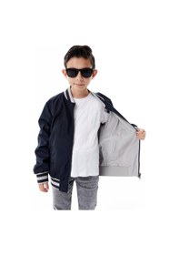Resim Benitto Kids Erkek Çocuk Kapüşonlu Çift Taraflı Mevsimlik Yağmurluk 51364 Lacivert 