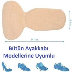 Resim Seram Collection 1 Çift Ten Ortopedik Tabanlık Yüksek Topuklu Ayakkabı Topuk Vurma Önleyici Koruyucu Yastığı Ped 