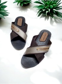 Resim Gezer Erkek Çapraz Bant Rahat Taban Ev Ve Dışarı Terliği 