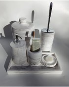 Resim Ture Concept Mermer Desenli Banyo Seti 