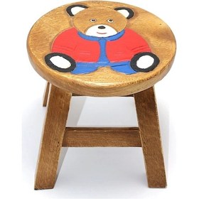 Resim Çocuk Taburesi Büyük Boy Çok Renkli 