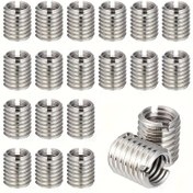 Resim 20 Adet M6-M8 Dişli Paslanmaz Çelik Düz Başlı Vida - 10mm İç Mekanik Tamir Aletleri, Otomotiv Buhar Türbinleri için Korozyona Dayanıklı Spiral Oluklu Tasarım, Güvenli Bağlantı ve Dayanıklılık, Sağlam Yapı 