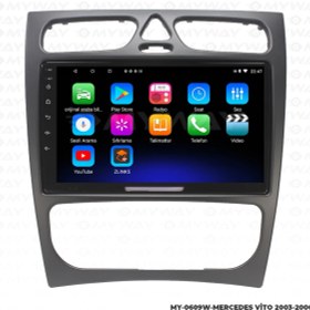 Resim Myway Mercedes Vito Android 12 Kablosuz Carplay Navigasyon Multimedya Ekran Teyp - My-0609w-mercedes Vito 